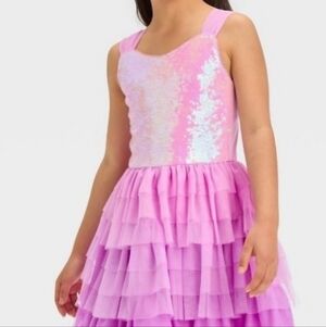 Cat & Jack Vibrant Pink & Purple Ombre Dress BNWOT